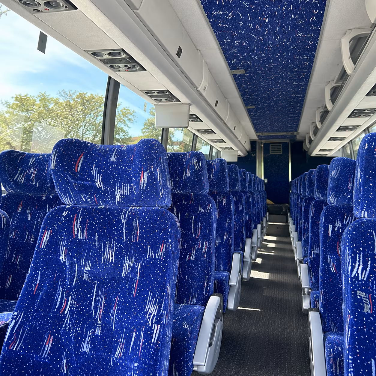 fargo religious group transportation onboard seating