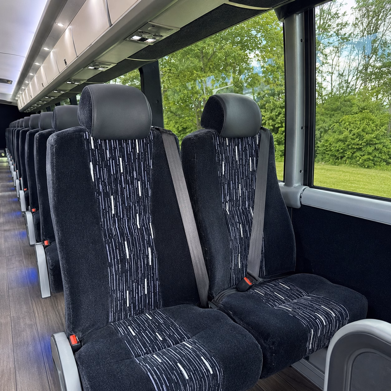 sioux falls charter bus rental interior