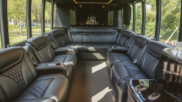 fargo sprinter limo rental inside